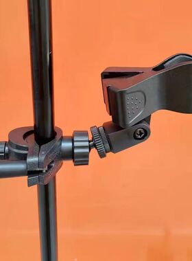 麦克风U型话筒夹子手机落地支架扩展增位夹头配件直播唱K歌多用途