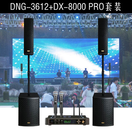 三6.5寸音柱加12寸/15寸低音炮DSP声卡套装乐队户外舞台演出音箱