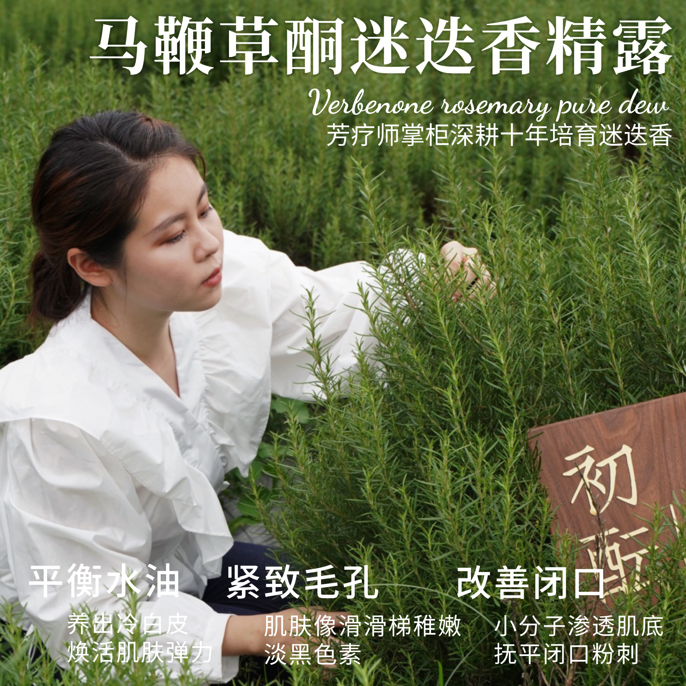 马鞭草酮迷迭香精露(比纯露浓3倍)控油净透喷雾湿敷500ml闭口毛孔