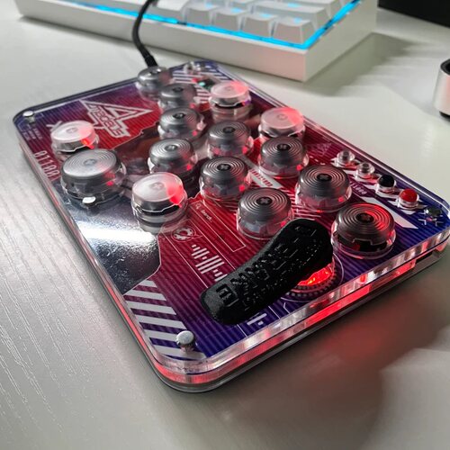 hitbox街机键盘配件树莓派街霸6拳皇摇杆格斗游戏switch PS45