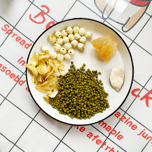 绿豆沙糖水材料莲子百合陈皮干货