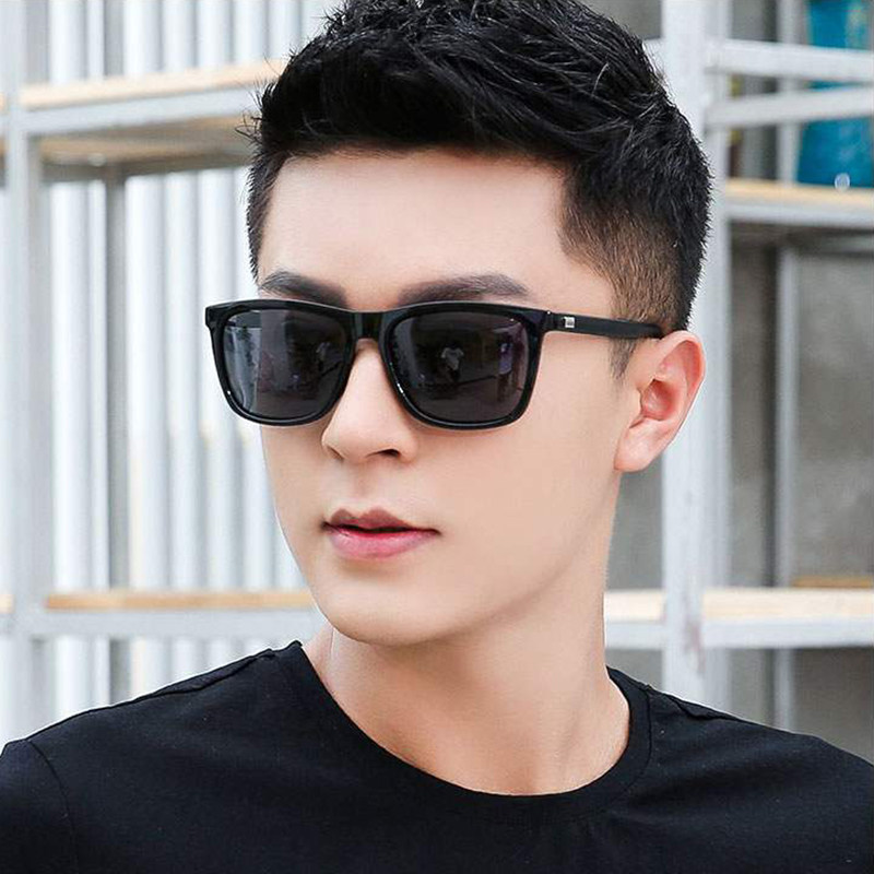 男士韩版开车方框带度数近视墨镜