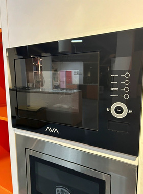 25L升微波炉黑色智能家用自动嵌入式触摸不锈钢buit in mic oven