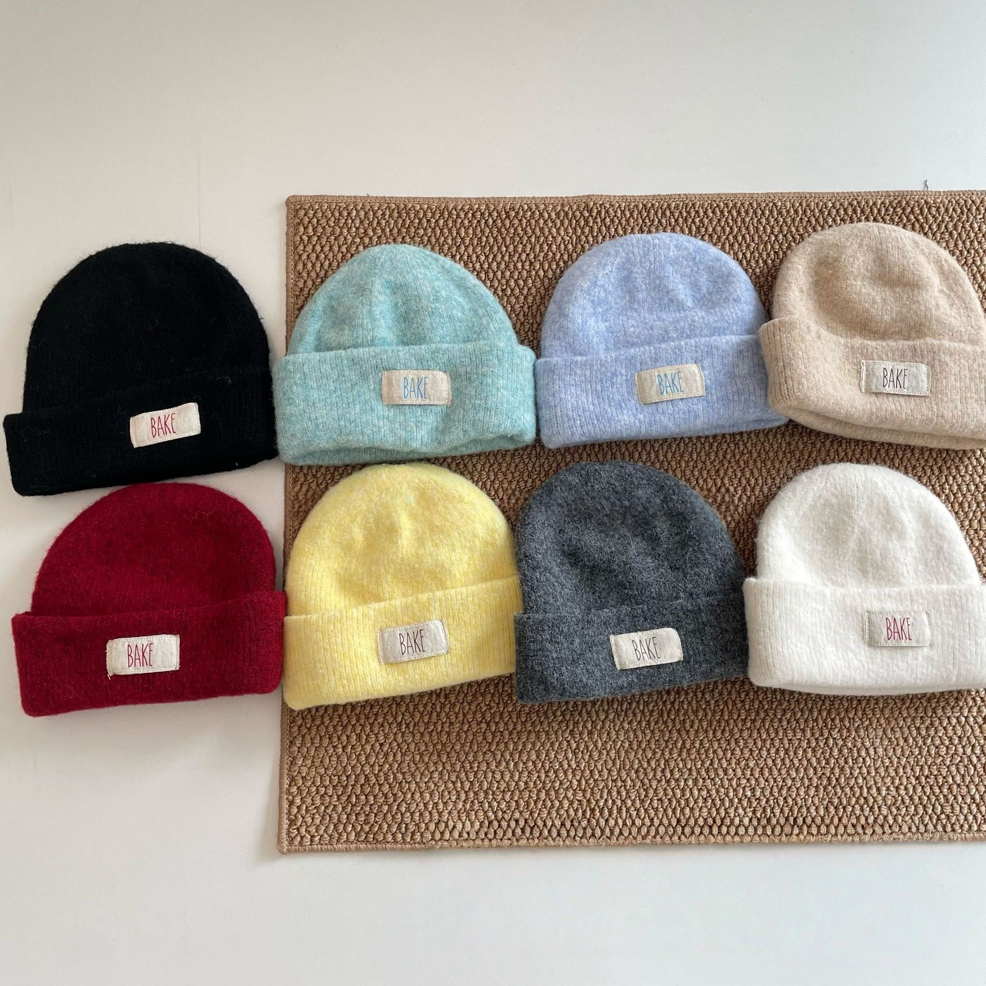 ins韩国儿童帽子秋冬女童毛线帽针织帽中大童男童宝宝保暖护耳帽