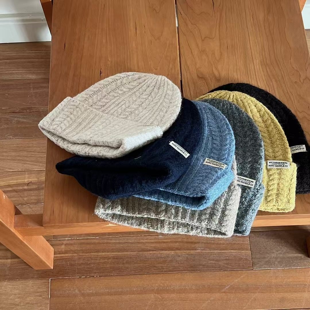韩国儿童帽子秋冬女童毛线帽宝宝中小童针织帽男童保暖护耳帽潮