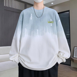青少年春秋季新款卫衣套装男孩潮流帅气休闲初高中学生宽松上衣服