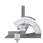 申菱万向角度尺0 320度量角器半圆高精度不锈钢多功能角度测量仪