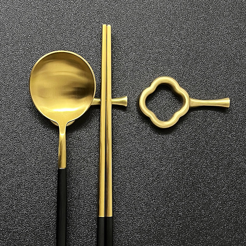 高级筷托勺托酒店摆台餐具