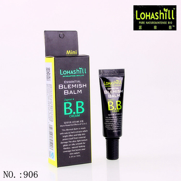 906Lohashill露韩饰bb霜正品裸妆韩国专柜遮瑕强 升级版小样10ml