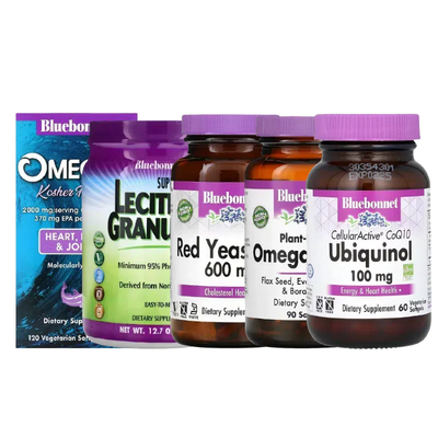 Bluebonnet辅酶Co泛醇B-复合Q10物Cellular Active血红曲米压