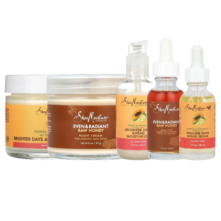 SheaMoisture Brighter椰子油Days日常Ahead保湿晚霜透明质酸精华