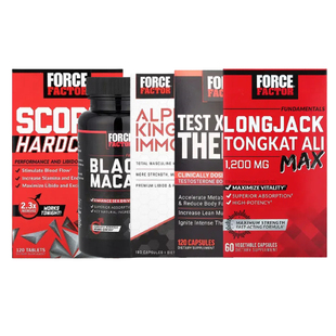 Force Factor肌肉MUSCLE塑造BUILDER L-精氨酸盐HMB Perfect Maca