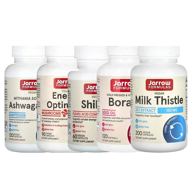 Jarrow Formulas全素食水飞蓟能量优化剂南非醉茄西蓝花BroccoMax