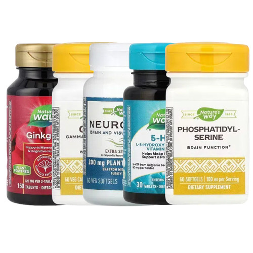 Nature's Way sustained Focus PS Neuromins GABA 银杏 5-HTP