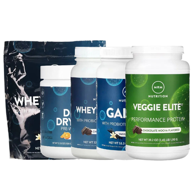 MRM Nutrition天然卵含益生菌素Gainer乳清SuperFood素食蛋白质粉