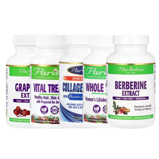 Paradise Herbs白藜芦醇-ActiVin葡萄籽Berberine Extract小檗碱