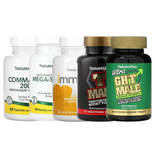 NaturesPlus机体Commando 2000抵Mega-Stress抗化减氧压GHT Male