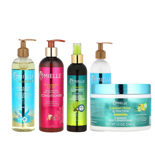 Mielle整夜Moisture保湿RX防断免护发素洗发水夏威夷姜巴巴苏薄荷