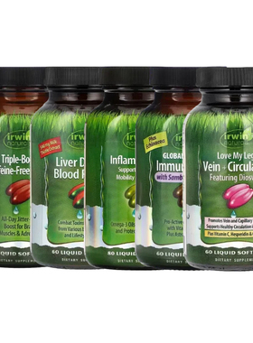 Irwin Naturals全季节Immuno-Shield Aller-Pure Inflamma-Less