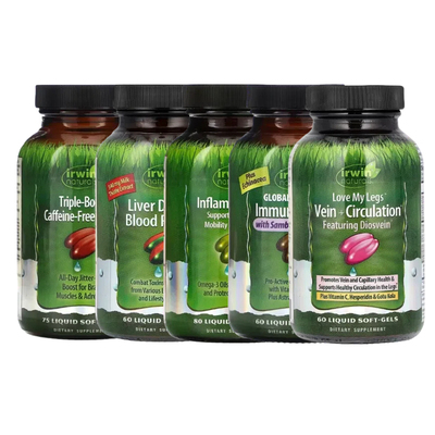 Irwin Naturals Turmacin提Triple-Boost取Caffeine-Free物Energy