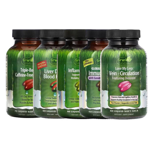 Irwin Naturals Turmacin提Triple-Boost取Caffeine-Free物Energy