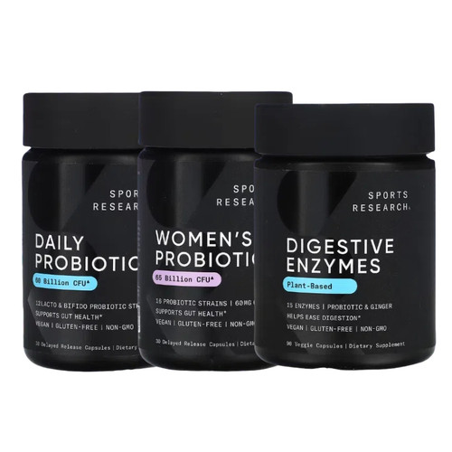 Sports Research女性Daily益生菌Probiotics消化Delayed酶Release