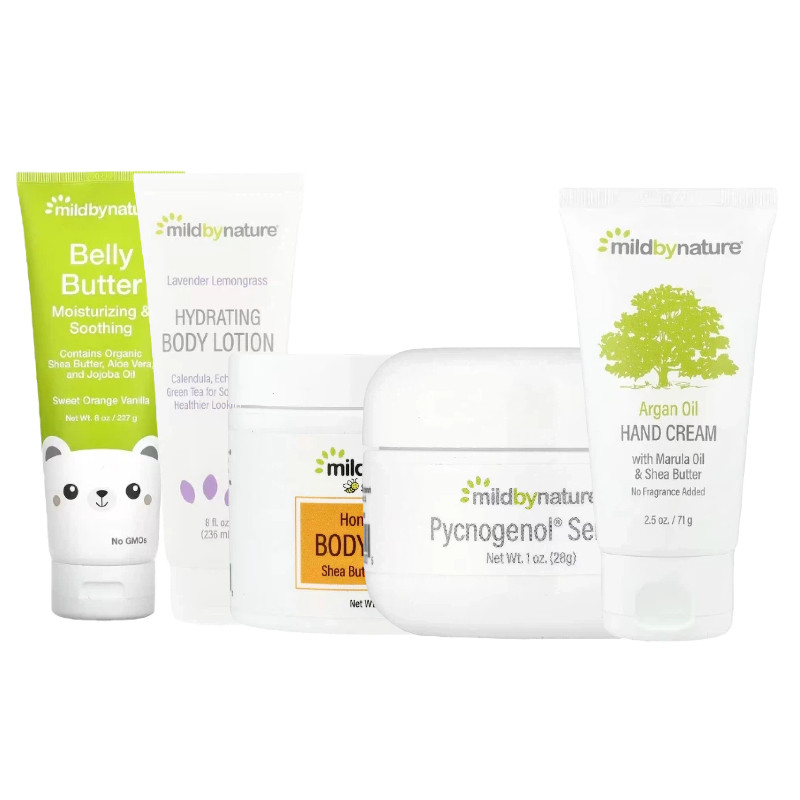 Mild By Nature婴儿润肤乳液椰子马鲁拉油护手足霜Sierra薄荷Bees