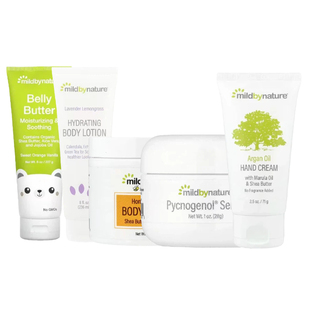 Mild Nature婴儿润肤乳液椰子马鲁拉油护手足霜Sierra薄荷Bees