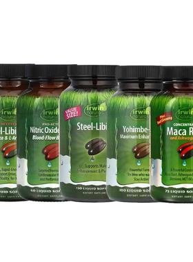 Irwin Naturals男Potency性Wood前Yohimbe-Plus列腺Prosta-Strong