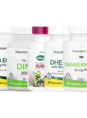 NaturesPlus女性Ultra生EPO 1500月见BioPerine草DHEA-10油25育