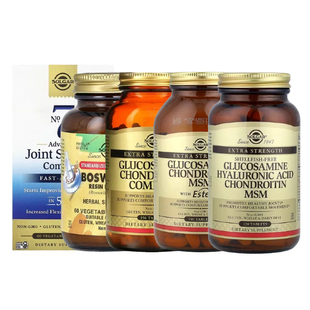 美国Solgar氨基葡萄糖胺透明质酸软骨素MSM含Ester-C三倍强度