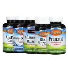 Carlson前Cardio列护理腺Complete多Nutra-Support维生素Prostate