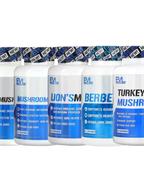 EVLution Nutrition含BioPerine姜黄素Turmeric 1500喜来芝小檗碱