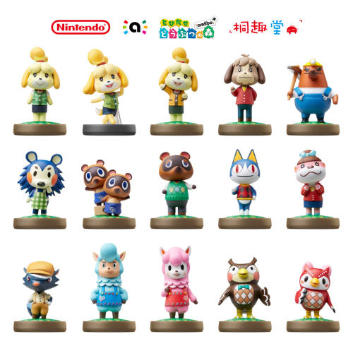 正版任天堂动物之森Amiibo手办