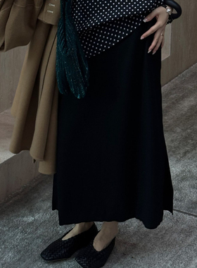 CHU楚妞[旷途]后开叉半裙AAMU251181