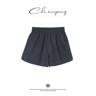 2026春夏季 AMV莫代尔松紧腰休闲短裤 缓行 子 女热裤 裤 新款 CHU楚妞