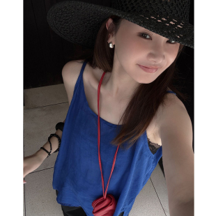新款 苎麻吊带背心2026夏季 女度假老钱风打底上衣 云澜 CHU楚妞