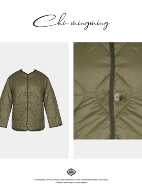 [CHU/2025SSNEW]原创设计[小清新]碎花双面棉服WHC63