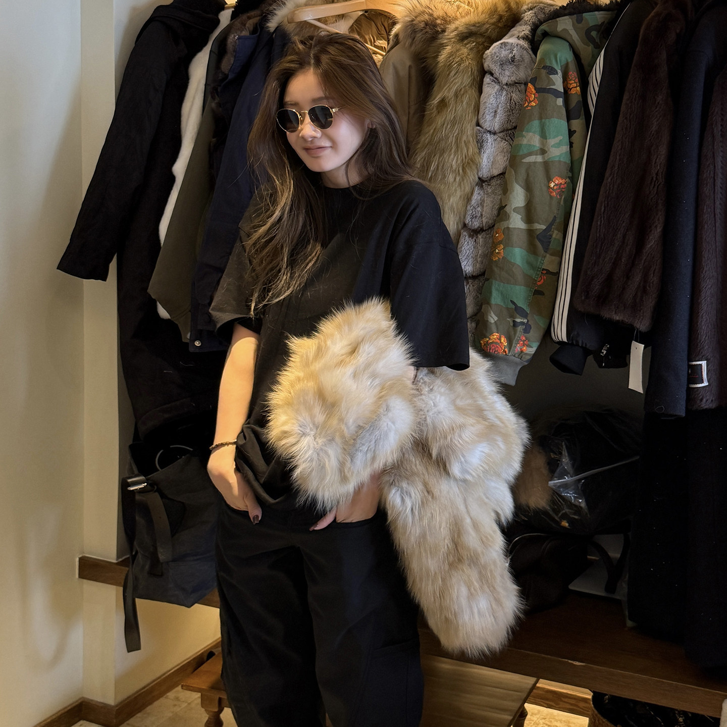 CHU楚妞[大白]纯棉圆领短袖T恤2026夏季新款女基础百搭打底上衣潮