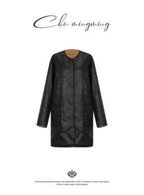 CHU楚妞琉璃原创设计中式花纱羽绒服