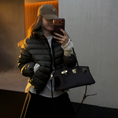 排骨 进口95鹅绒连帽短款 羽绒服2025冬季 CHU楚妞 新款 女外套