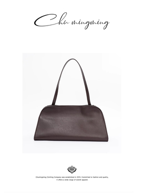 CHU楚妞牛皮腋下包2026春季新款女高级感简约通勤休闲百搭手提包