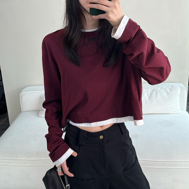 Chumingming小四純棉圓領短袖T恤