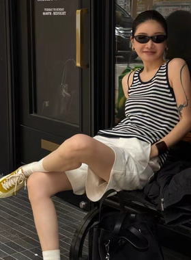 CHU楚妞[梦湖]进口纯棉五分休闲裤2026春夏季新款女时尚百搭短裤