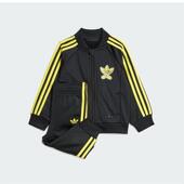 套装 adidas三叶草童装 长裤 运动休闲百搭长袖 JD2874 潮流时尚