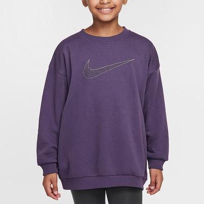 耐克大童装宽松休闲圆领卫衣