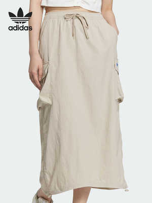 半身裙女士正品简约阿迪达斯