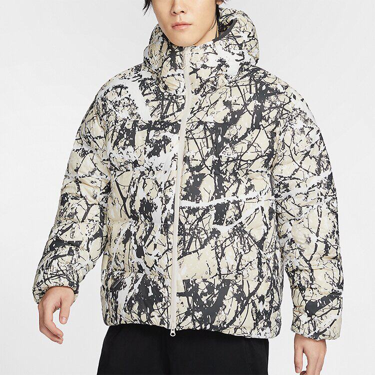 Nike/耐克男士正品时尚潮流运动休闲保暖连帽棉服外套HF0034-104