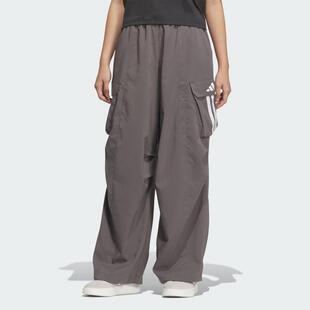 adidas阿迪女裤 宽松舒适透气休闲工装运动长裤JZ2333 KW0686