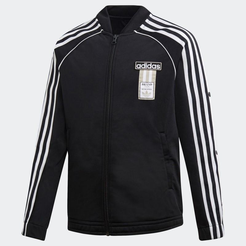 Adidas三叶草童装 时尚潮流运动休闲立领夹克外套 DV2892